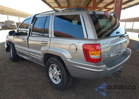 2000 Jeep Grand Cherokee Limited z USA, uszkodzony, nr VIN 1J4GW58N1YC206992